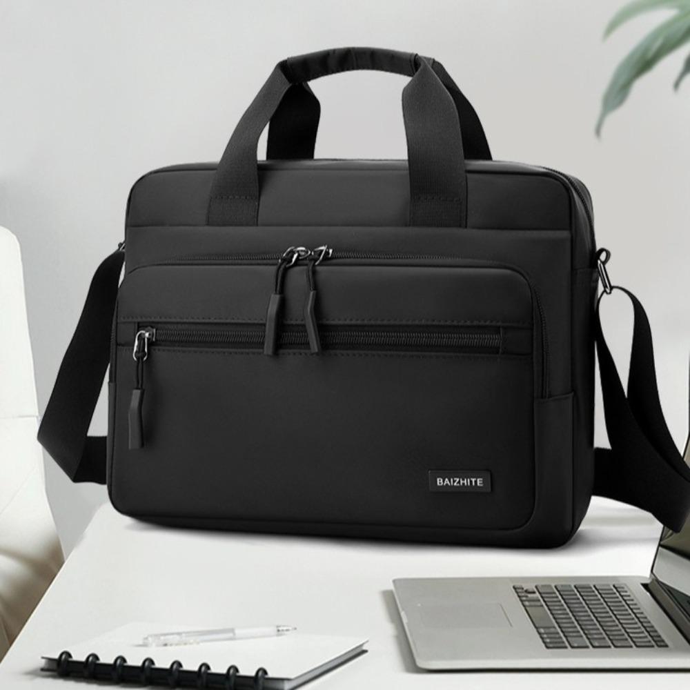 Oxford Cloth Laptops Handbag Large-capacity Crossbody Sling Bag Men Business Briefcases  Travel