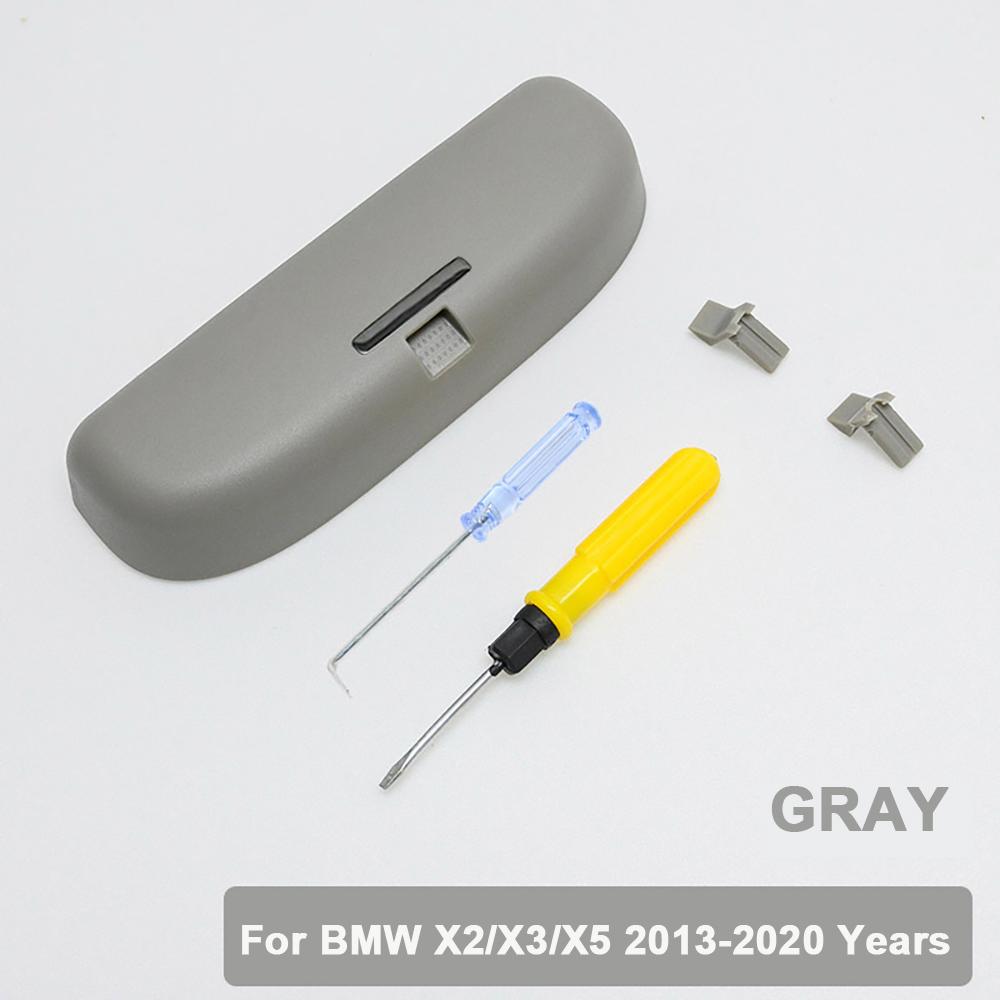 New Car Sunglasses Holder Sun Glasses Box Eyeglasses Case for BMW X1 F48 X3 F25 X5 G05 F10 F11 F20 I3 Accessories