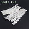 200 Stück SMD-Widerstands-Sortiment-Kit - 0603 0805 1206, 0,1R~1R, 10 Typen*20 Stück, für DIY-Elektronikbauteile-Set mit hoher Präzision