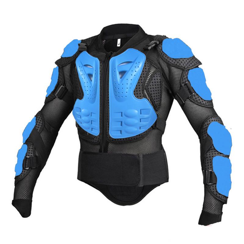 

Motorcycle armor shorts Pants Motocross suit Body protection Back Spine Armour Skatboarding Skiing ATV Dirt Bike Jacket S небесно-голубой