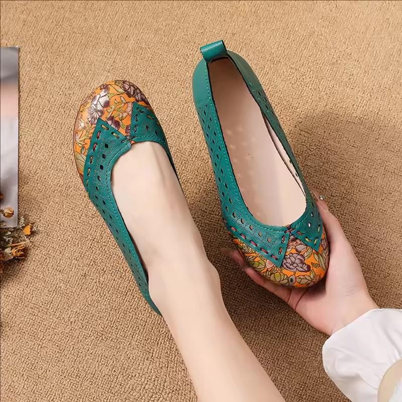 Fashion GKTINOO 2025 Women Loafers Casual Shoes Fashion Breathable Genuine Leather Shoes Sneakers Women Flat Shoes Female Footwear
