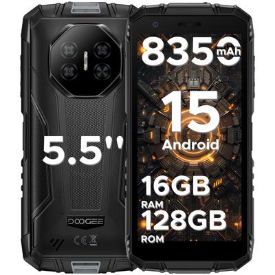 Doogee Fire 3 Pro Rugged Phone Unlocked,16GB+128GB/2TB Octa-Core Rugged Smartphone,8350mAh/18W,5.5"HD+ IPS,16MP Camera, Android 15, IP68/IP69K
