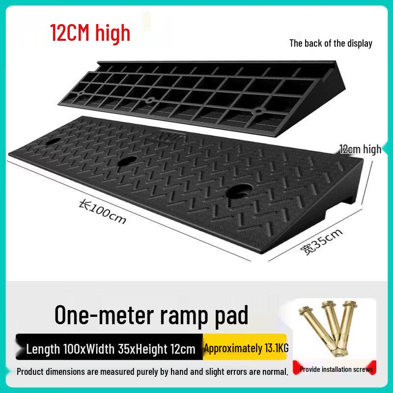 Heavy-Duty Rubber Threshold Ramp