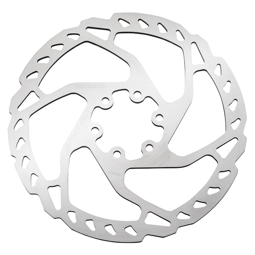 SHIMANO Disc Rotor 160mm 6 Bolts SM-RT66-S