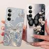 Soft Clear Silicone Casing For Realme C75 C75x RMX3941 Phone Case Cartoon Cat Dragon Flower Butterfly Pattern Back Cover