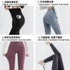 Women's High Waist Yoga Leggings Tight Fit Pocket Shark Pants Breathable Workout Bottoms
