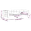 VidaXL Daybed Black 100x200 Cm Velvet 354019