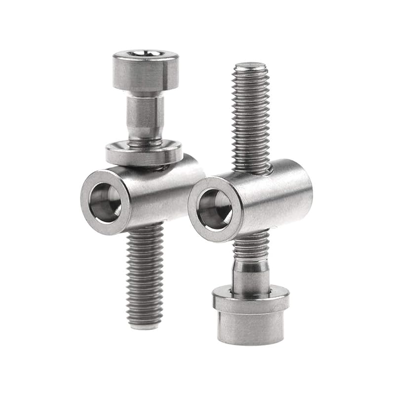 Titanium M5x30mm Ti Bolt Nut Washer for Thomson Seatpost Cycling Screws (Black)