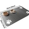 Waterproof Polymer for Dog Food, Food and Water Cap, Rubber Holder, Absorbent, Anti-skid, Durable, Easy To Clean, Pet Food Polymers