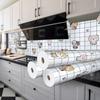High-Temperature Resistant Oil-Proof Kitchen Stickers: Self-Adhesive Aluminum Foil for Stovetop, Cupboard, and Fume Wall Protection
