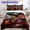 Set de așternut Liverpool Personalizabil cu Numele Tău Huse de Plapumă Respirabile cu Fețe de Pernă Lenjerie de Pat Decorativă pentru Dormitor Decorațiuni Casă Zi de Naștere