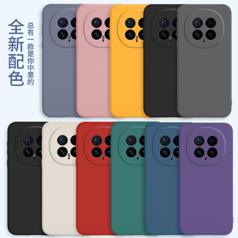 Applicable To Honor Magic1pro Mobile Phone Case New Straight Edge Liquid Silicone Magic1 Anti-drop Protective Case Soft Por