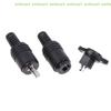 [C]1 Stück 2-Pin DIN Lautsprecherkabelstecker 2P Hifi Lautsprecherkabel Lötverbinder Stecker Buchse