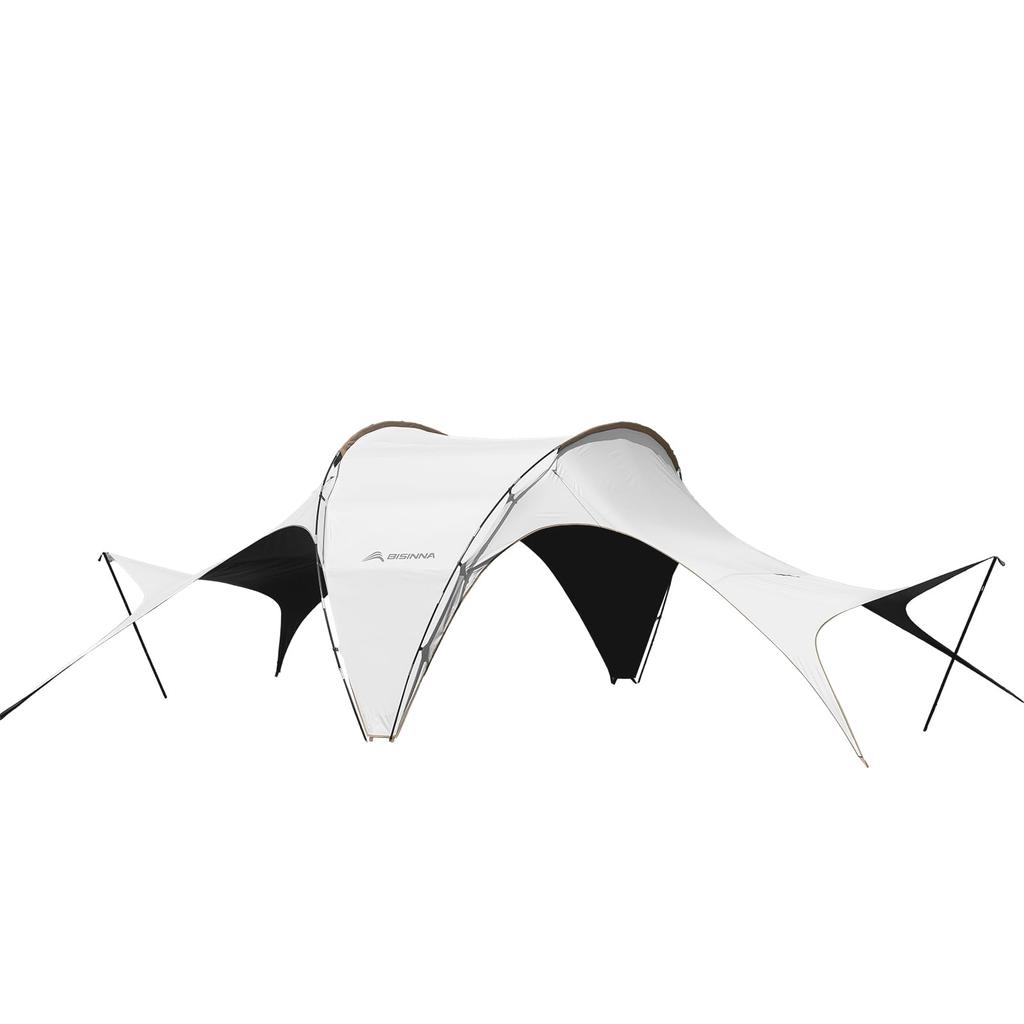 BISINNA Extra Large Tarp for 4-10 People, Outdoor Camping Canopy, 640 X 440 X 210cm, PU3000 Waterproof, Sun Protection, Large Space, Breathable,