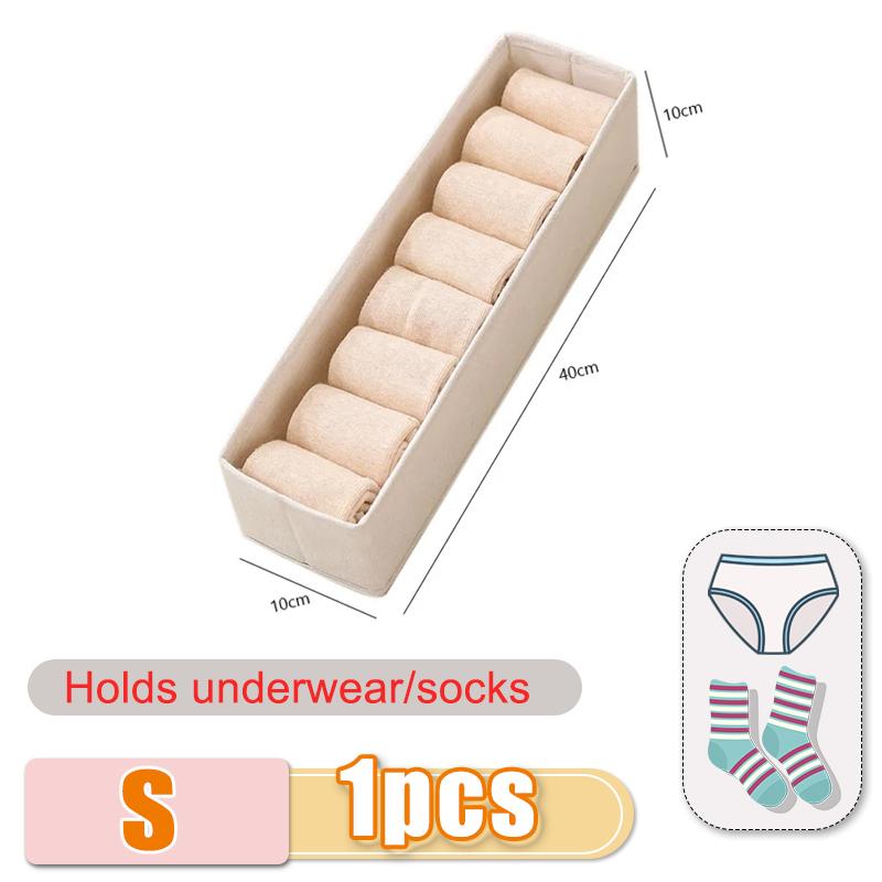 Clothes Storage Box For Household Visible Wardrobe Storage Organizers Foldable T-Shirts Jeans Underwear Pants Organizer Box