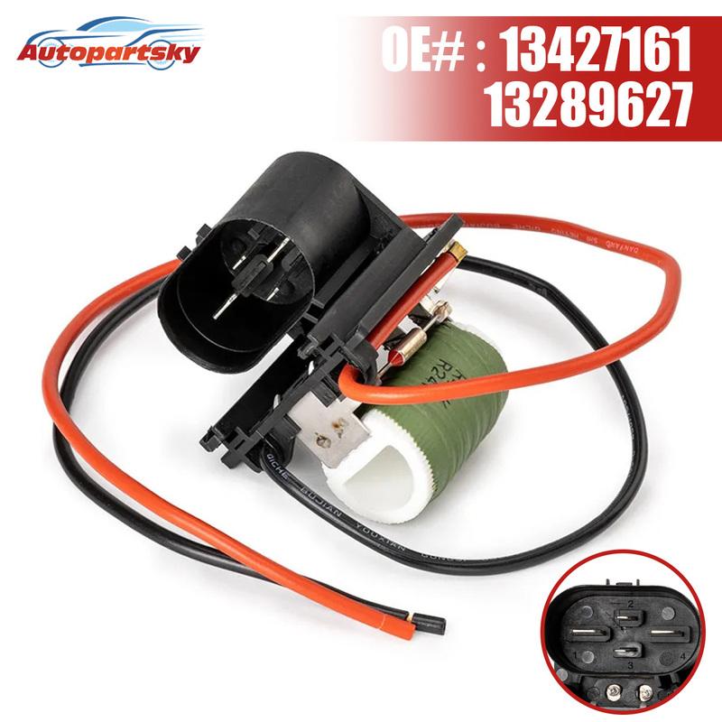 OEM# 13427160 13427161 13289627 Radiator Fan Blower Motor Resistance For Buick For Chevrolet Cruze For Opel Astra Zafira Cascada