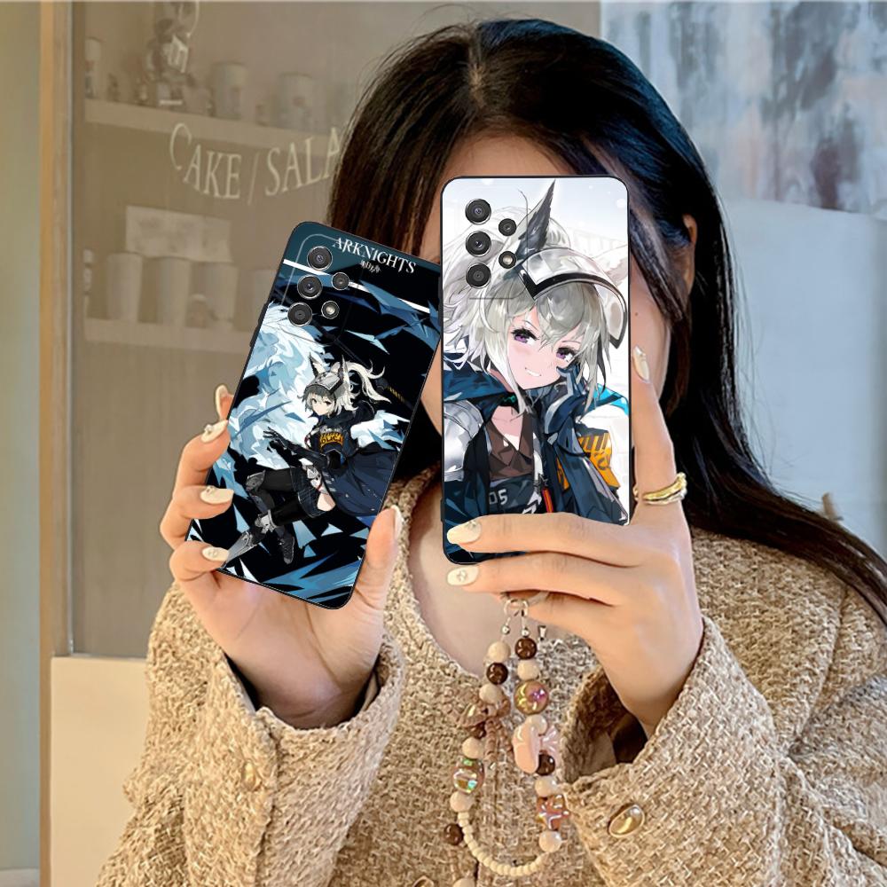 Arknights Grani Matte TPU Mobile Phone Case for Samsung Galaxy M55 54 42 35 34 33 32 23 22 15 14 13 12 F55 5G Colorful Cover