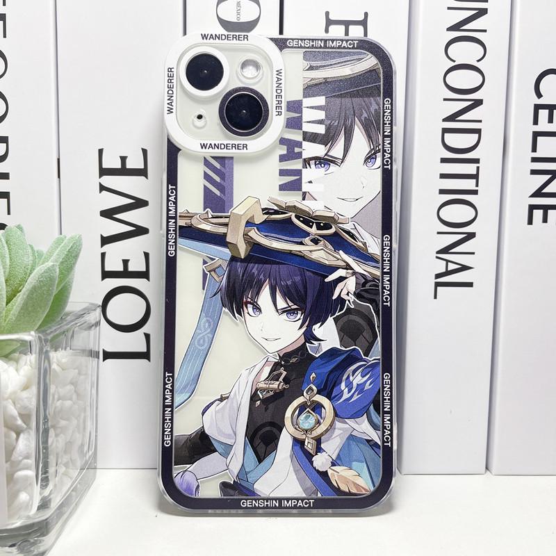 Phone Case for Infinix Note 40 Hot 40i Smart 8 7 6 Plus Tecno Spark 20 GO 2024 2022 20C Pova 2 3 4 6 Pro Soft TPU Genshin Impact