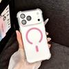 Shockproof Armor For Magsafe Clear Acrylic Phone Case For iPhone 17 17Air 17Pro 17Pro Max Wireless Charging Protective Cover
