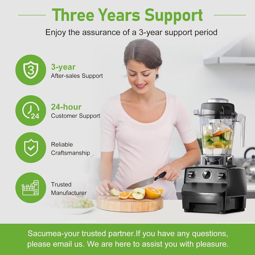 Compatible with Vitamix 48oz Blender Jar - 1400ml, Replaces Models 5200, 5000, 6300, 7500