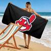Cleveland Indians Print Beach Towel, Large Soft Quick Dry Towel for Beach Camping Swimming