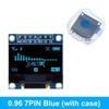 TZT 0.96 inch OLED 4PIN 7PIN  IIC Serial White Display Module 128X64 I2C SSD1306 12864 LCD Screen Board  for Arduino