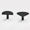 Modern Solid Brass Furniture Pulls Quarter Half Moon Handles for Kitchen Cabinets Glass Drawer Knobs Bedroom Outdoor Exterior