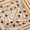 Wooden Maze Puzzle Toy Balances Board Improve Concentration Educational Table Maze Game
