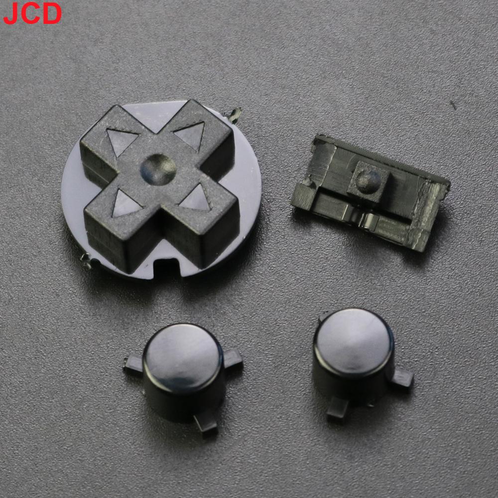 

JCD 1 Set Colorful Replacement Buttons Set Replacement For Gameboy Poc ket GBP Console On Off Button AB Buttons D Pads Replace чёрный