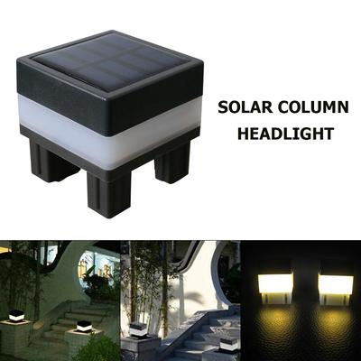 Waterproof Solar Pillar Light Outdoor Garden Post Cap IP44 Waterproof LED Fence Street Patio Courtyard Cottage Lamp
