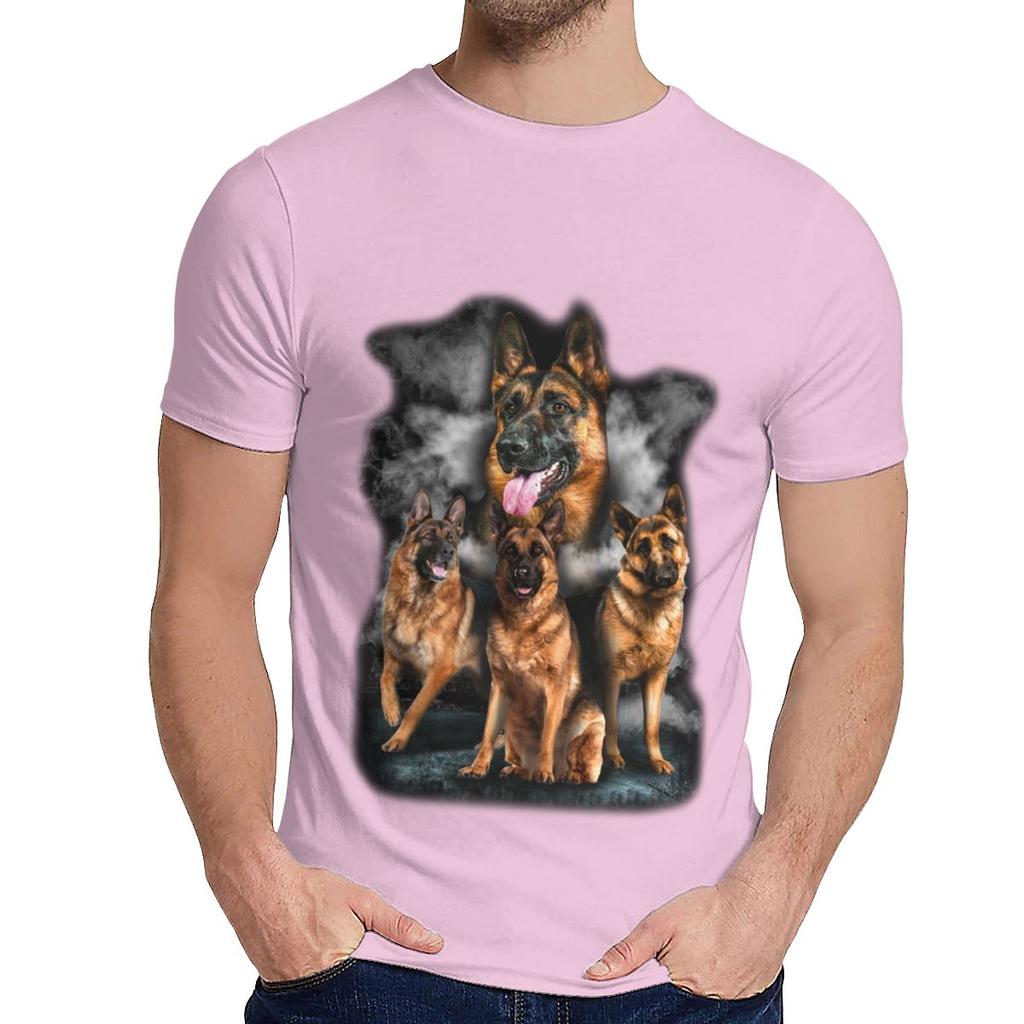 Unisex T Shirt German Shepherd Dog Quality Cotton Fashion Round Collargraphic Print T Shirt