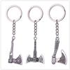 Dreamtimes Viking Axe Pendant Keychain Stainless Steel Men's Celtic Rune Vintage Protector Jewelry Gift Wholesale