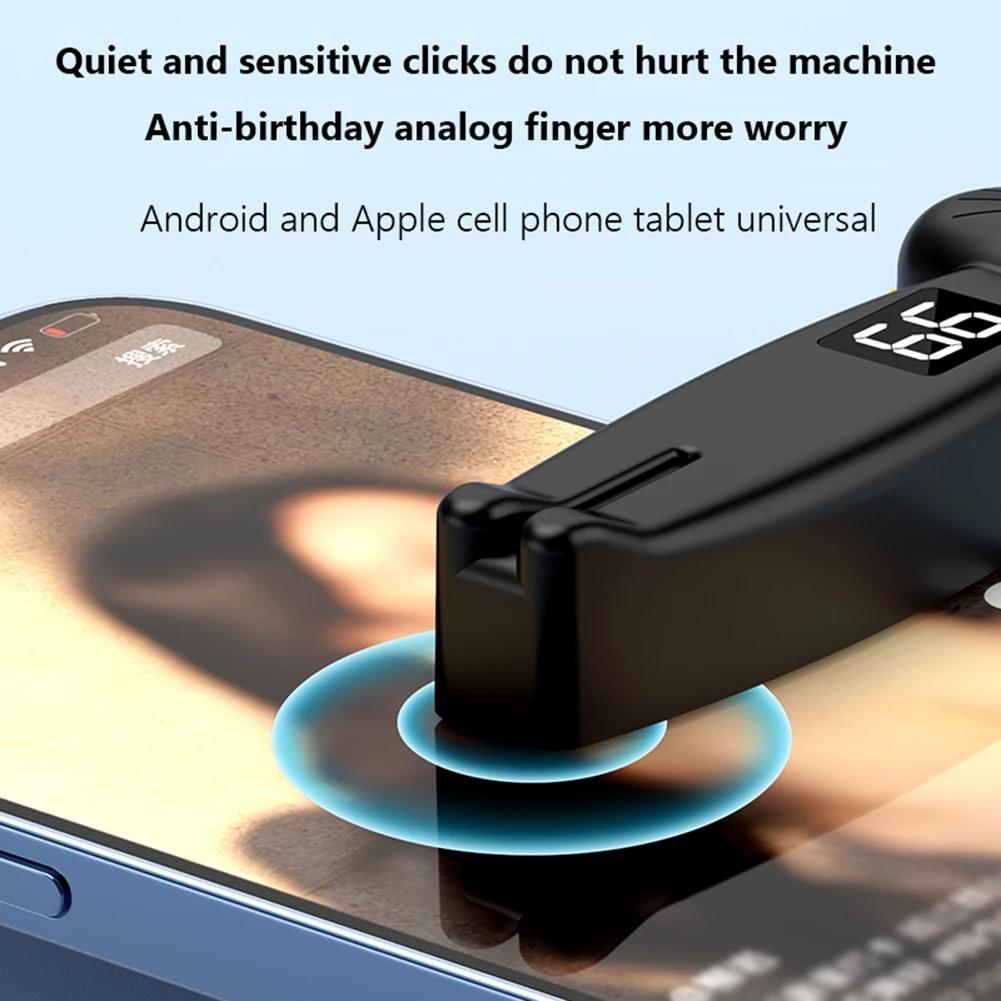 Remote Control Page Turner Bluetooth-Compatible5.3 Camera Shutter Auto Clicker Phone Screen Clicker Device for Kindle Paperwhite