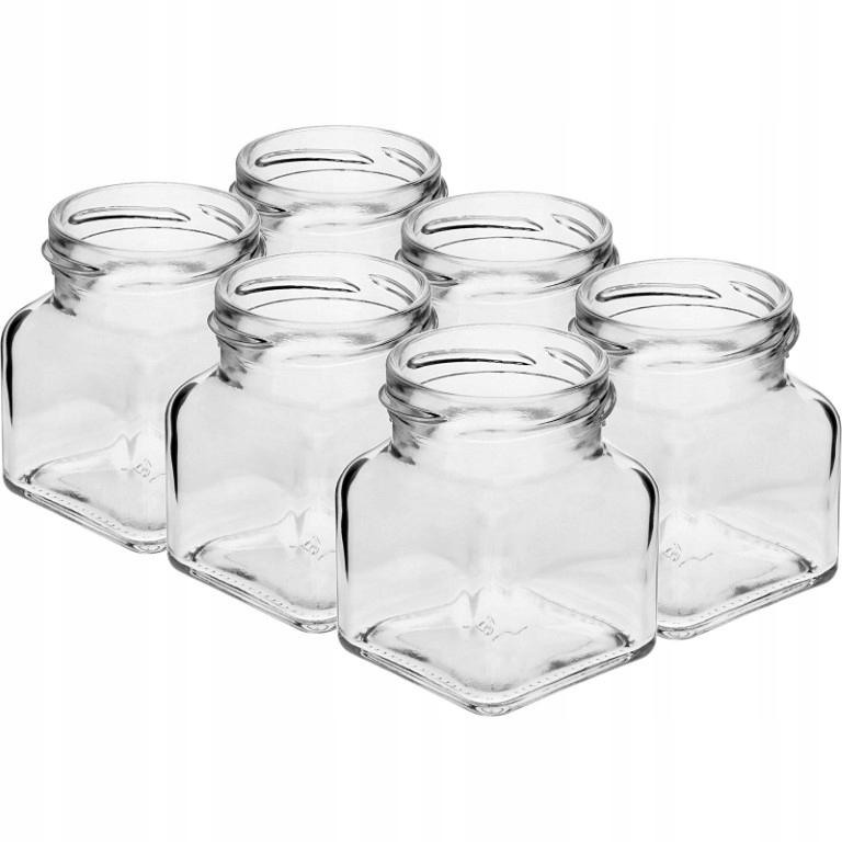 Spice Jars with Lids, 6 Pcs, 120 Ml
