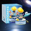 Keeppley Doraemon Space Adventure Building Set: Anime Ornament Gift for Adults, Movable