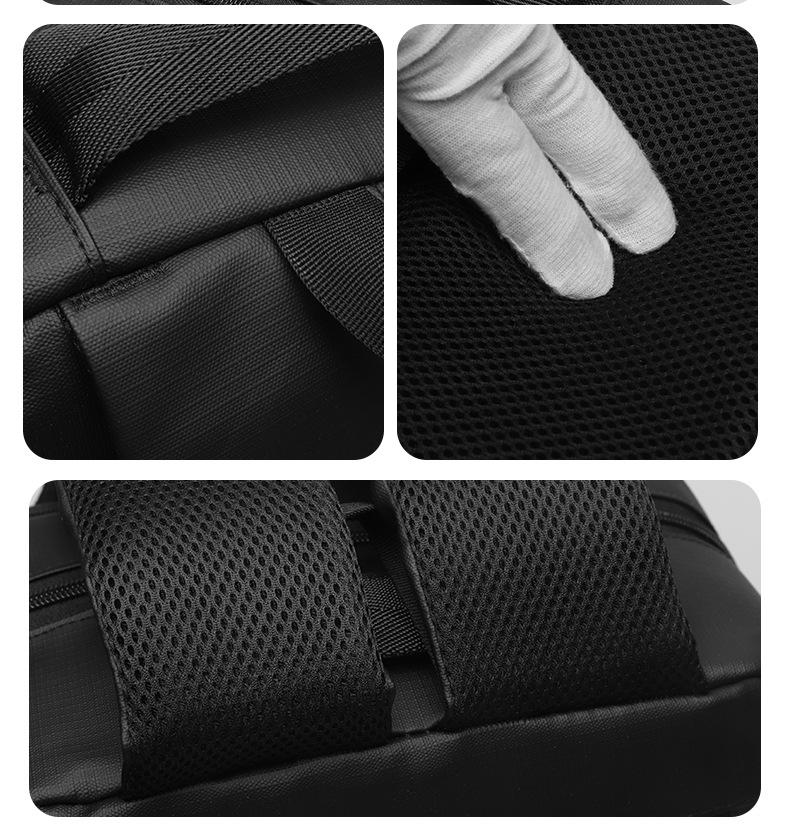 Men's High-Capacity Laptop Backpack for Fashionable Business Travel and Commute