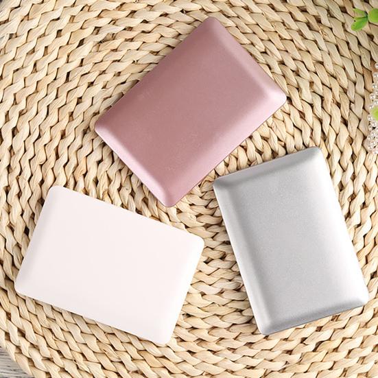 Handheld Cosmetic Mirror Mini Laptop Mirror, Pocket Size Shaped Makeup Portable Small Foldable Vanity Folding Computer for Dollhouse Accessory, Travel