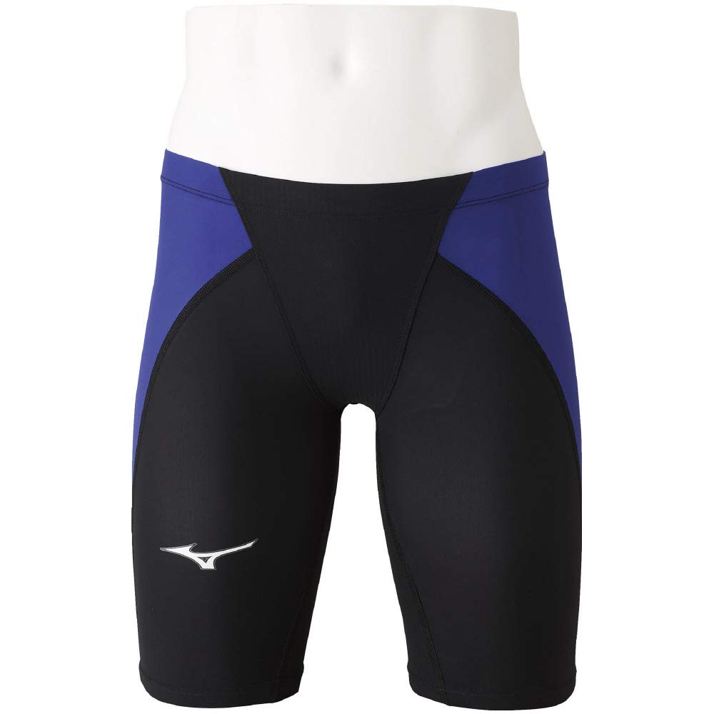 

MIZUNO MX SONIC Racing Half Size FINA Swimming Approved Men s Swimsuit, Spats, N2MB0011, Blue, L, (International Federation)