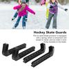 2 Pairs Skate Guards Portable Ice Skate Blade Covers Adjustable Ice Skate Blade Protector for Hockey Skates Figure Skates Ice Skates Black