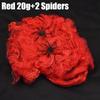 Artificial Spider Web Halloween Decoration Scary Party Scene Props Colorful Stretchy Cobweb Horror House Decorative Accessories