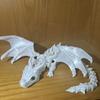 Dragon Imprimat 3D cu Aripi Strălucitor în Întuneric Model de Dragon Flexibil Articulat Jucărie Animal Fidget pentru Decor Masă Acasă Birou