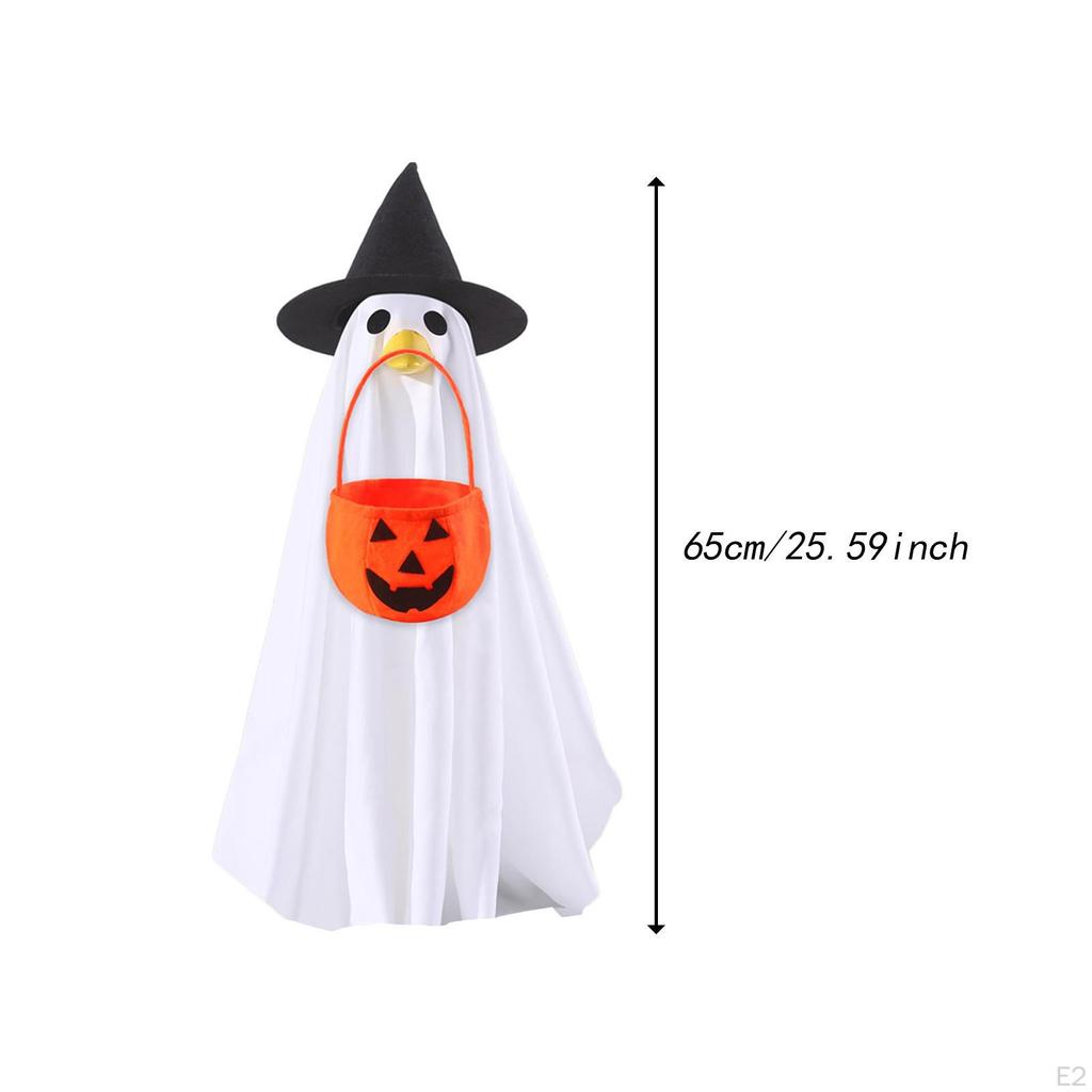 23inch Halloween Goose Outfit Porch Costume for Patio Terrace Festive