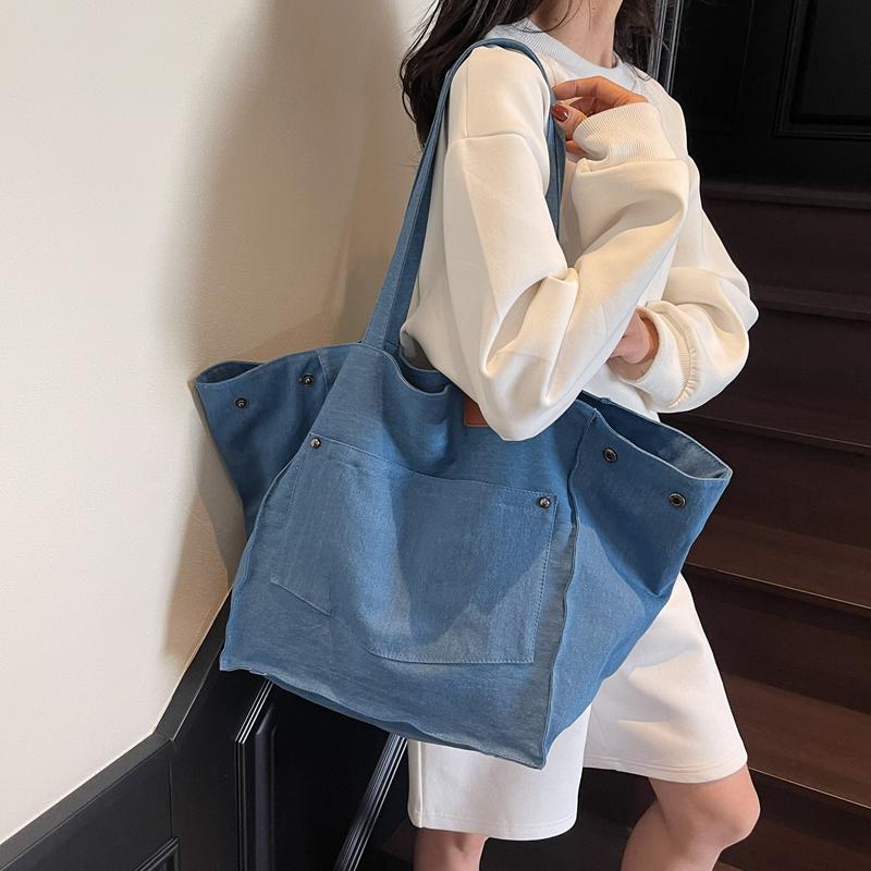 Women's Denim Shoulder Bag Large Capacity Tote Bag