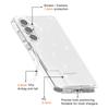 For Samsung Galaxy S24 FE Case TPU+PC Glitter Transparent Phone Cover