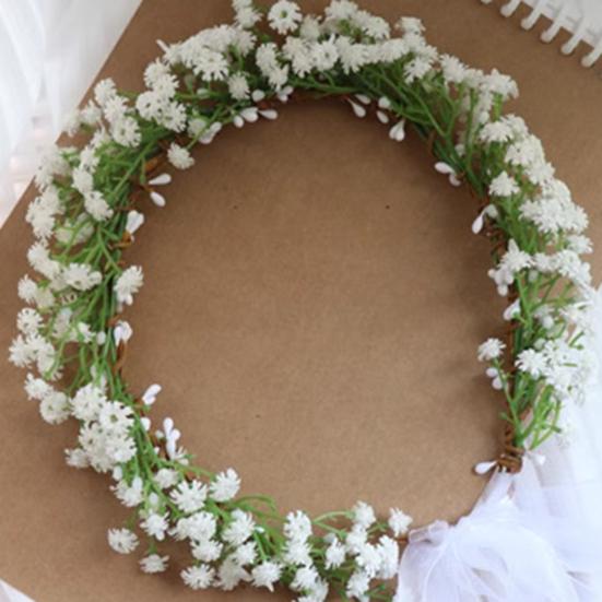 Baby's Breath Artificial Flowers White Real Touch Faux Gypsophila Flowers for Wedding Party Home Garden Decor