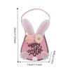Rabbit Ear Bunny Decoration Bag Exquisite Storage Tote Reusable Easter Tote Bag  Spring Festival