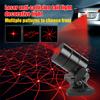 2 In 1 Motorcycle Laser Light Pattern Warning Light Auto Tail Fog Anti Light Light Styling Car Collision Brake Car Laser Pa X8M6