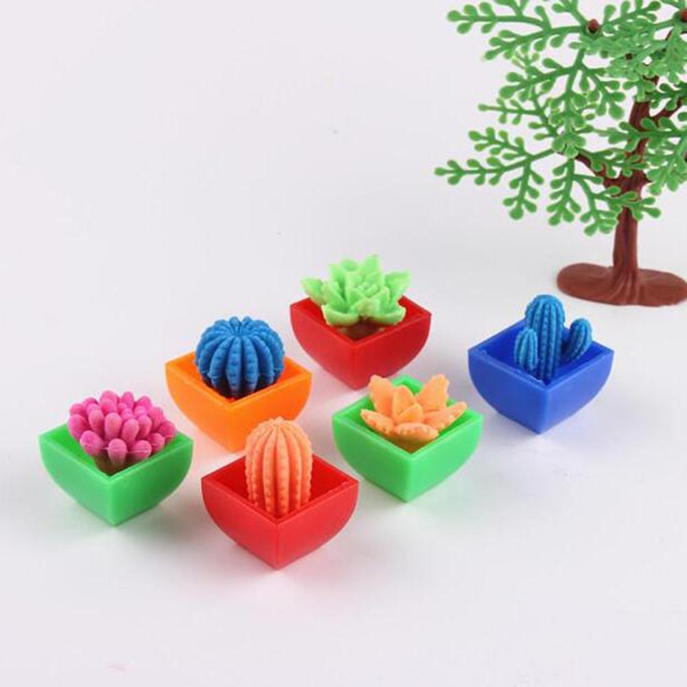 48pcs/set Amazing Plant Flowers Growing In Water Cactus Toys Soaking Expansion Water Absorption