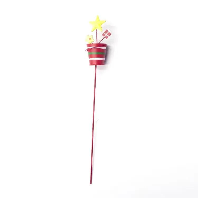 Christmas Series Metal Inserts Home Holiday Decorations Flower Pots Mini Creative Flower Arrangements Handicrafts Home Decor