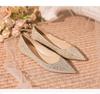 Fashion French Pointed Women's Soft-soled Single Shoes 2025 Spring and Summer New Versatile, Comfortable and Not Tired Flat-soled Single Shoes